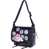 CoolChange Ita Bag - Japanische Umhängetasche Mit Sichtfenster Für Buttons