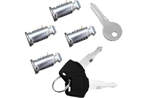 CASMER Thule Lock Cores 4 Pack, for Key Replacement, BikeRack, RoofRacks, SkiRack, Cross Bars, Towers, KayakRack, 10-Year Warranty
