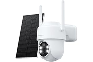 GALAYOU Camera Surveillance WiFi Exterieure sans Fil Batterie - Panneau Solaire, 2K Camera Solaire Exterieur 2,4GHz, Alerte Instantané PIR, Compatible avec Alexa, Vision Nocturne, Audio Bidirectionnel