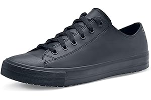 Shoes For Crews baskets de travail antidérapantes unisexes – Confortables, légères, imperméables, idéales pour les hommes et les femmes travaillant dans la restauration, la cuisine, le bistro – Delray