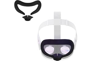 NEWZEROL VR Silicone Cover Compatible for Quest 3, Anti-Sweat Waterproof Replacement Silicone Face Pad Eye Padding Cover Compatible for Quest 3 VR Accessories (Black)