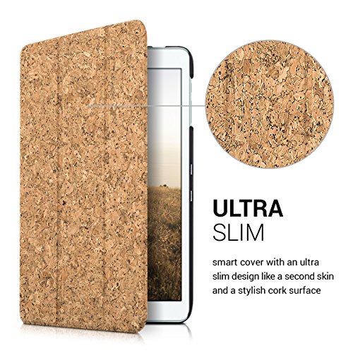 kwmobile Kork Smart Cover für Huawei MediaPad T2 10.0 Pro Hellbraun mit Ständer - 2