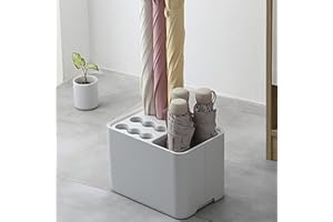 Tauzveok Modern Simplicity Schirmständer Kann 15 Regenschirme Aufnehmen Mit Herausnehmbarer Ablaufwanne Hotel Lobby Home Regenschirm Cane Gehen Sticks Aufbewahrung Eimer,Weiß