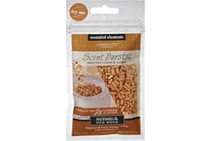 CANDLE-LITE Duftgranulat für Deine Duftlampe - Nutmeg & Oud Wood - Hölzernes Dufterlebnis für Dein Zuhause - Duftgranulat mit Einer Duftdauer bis zu 40h