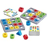 PlayZen Şekil Eşleştirme Oyunu, Eğitici Şekil ve Renk Tanıma Kutu Oyunu, 3+ Yaş, Model 707
