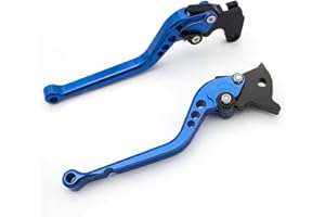 NICEDOLL Leve freno frizione CNC adatte per RE Classic 350 350cc Meteor 2021-2022, Super Meteor 650 2023, Hunter 350 HNTR 2022-2024 blu lunghe