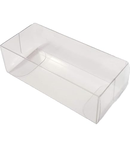 set 20 pezzi, scatolina pvc(plastica trasparente) portaconfetti, segnaposto bomboniera confettata (6x6x3 mm