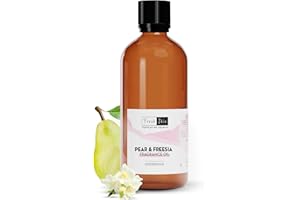 freshskin beauty ltd | 100ml Pear & Freesia Fragrance Oil - Candles, Bath Bombs, Soap Making, Reed Diffusers & Wax Melts - Cosmetic Grade - Vegan Friendly - A Rich, Complex, & Long Lasting Scent!