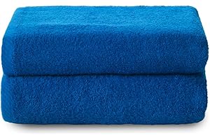 Top Towel - Plus - Toallas de baño grandes - Toallas baño - 2 toallas de ducha - 70x140 cms - Algodon 100% - Azulina