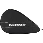 Padel Pro Shop Funda T&eacute;rmica para Pala de P&aacute;del - Protector T&eacute;rmico de Poli&eacute;ster Negro 48x30x2 cm, Bolsa Individual Resistent