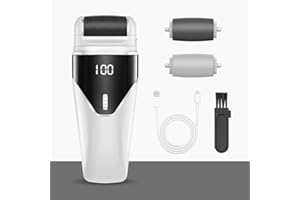 MOFEELING Electric Foot File, Hard Skin Remover with Multi Gear Adjustment, Rechargeable Waterproof Callus Remover Pad Feet Care Kit, Professional Pedicure Tools Set for Dry Dead Skin Cracked Heels Calluses