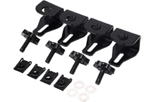 Bid4ze Supports de fixation antivol pour sacoches de moto - Pour Harley Touring 1996-2018