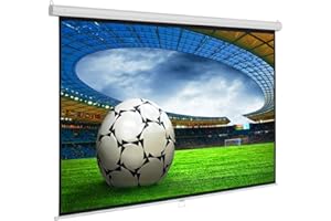 ALPHAVISION*BUSINESS SlenderLine Base Beamer Leinwand 244 x 244 cm | Format 1:1 | 1.2 Gain | Full-HD 4K & 3D geeignet | manuelle Rolloleinwand | Heimkino und Präsentation | Decken- BZW. Wandmontage