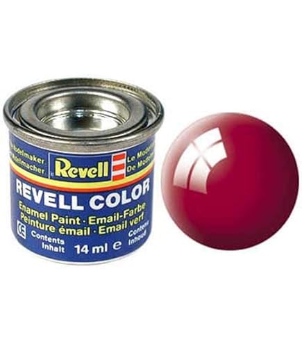 Revell Blanc Brillant 14 Ml – Peinture émail Pour Maquettes Plastique, Avions, Voitures – Application Pinceau Ou Aérographe