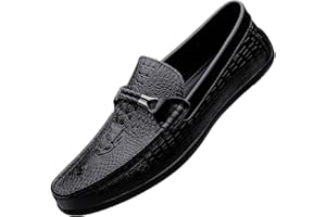 CZHIHANEG Mocassini da Uomo Scarpe Traspiranti Casual Mocassini in Pelle Fatti a Mano Slip On Driving Business Shoes38-49 EU