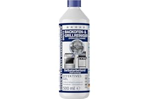 BMUT Środek do czyszczenia piekarnika, 500 ml, bardzo mocny | pasta żelowa | środek do czyszczenia piekarnika i grilla | zapobiega przypaleniu i inkrustacji | samopracujący