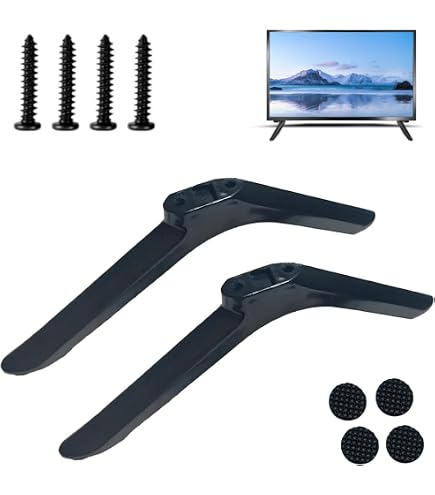 Pied De Support Sony BRAVIA Support De Meuble TV, Base De Télévision Universelle Réglable En Hauteur Pour Téléviseurs à écran Plat Et Incurvé LED LCD Plasma De 14 à 42 Pouces, Pieds