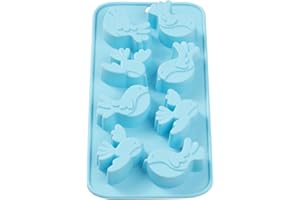 MIAMIXA Silikonformen Objekte lebensmittelecht, frost- und hitzebeständig · Weihnachten · Ostern · Tiere · Blumen · Halloween · Geburtstag · Hochzeit · Valentinstag (Vögel)