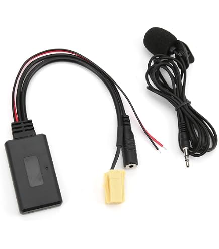 COSDESIRE Adattatore Bluetooth con jack AUX da 3,5 mm e microfono integrato per cuffie Beats Mixr/Solo 2/Studio 2/Executive/Pro, ricevitore audio wireless/Carkit per altoparlante/audio auto