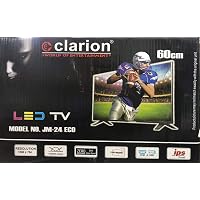 Clarion 60 cm (24 inches) HD Ready LED TV JM-24 Eco (Black) (2020 Model)