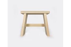 Umezawa Hinoki Wood Japanese Onsen Style Bath Stool - Sauna & Bathing Seat