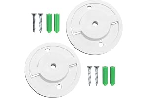 2 st Smart kamera väggfäste basset, 56 mm bas, kompatibel med Tp-Link Tapo C200/C210/C220/C225/Tc70, Kasa Ec70/Kc410s, IPC40A