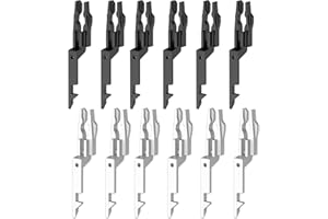 Dwzain Call Point Test Key 12pcs,Fire Alarm Test Key,Call Point Key,Fire Call Point Key,Emergency Door Release Key,Emergency Door Release Key Available for all Versions of Call Points(Black and White)