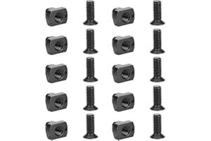 Hoseten Écrou M Lok, Bon Remplacement de l'écrou à vis M Lok Installation Facile Durable incassable pour Les Fentes Mlok pour Les Sections de Rail Mlok