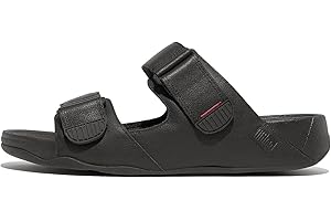 Fitflop Gogh Moc Slide in Leather, Sandali Punta Aperta Uomo