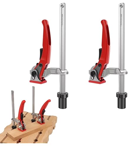 Bessey TW28 30 12 2K Spannelement Mit Fixer Ausladung TW28 Clamping Element For Welding Tables With 2k Plastic Handle Red Grey 300 120 Mm - View #6