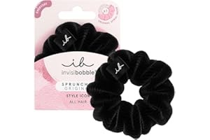 Invisibobble Sprunchie Dusk till Dawn x1 czarny gumka do włosów - Scrunchie z spiralną gumą do włosów do wewnątrz - gumki do włosów dla kobiet i mężczyzn wygodne