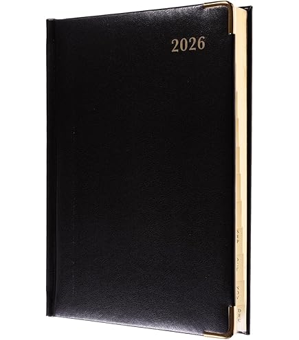 Standard Desk - A5 Day-To-Page Diary - 2026 Calendar Year Planner