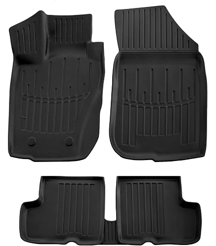 J&J AUTOMOTIVE Tappetini TPE Per Peugeot 3008 (2017+) – Kit 4 Pezzi, Inodori E Antiscivolo