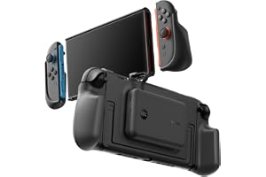 Belkin Gaming Charging Grip for Nintendo Switch 2, 10K Power Bank - Black | 10000mAh Portable Charger, 30W, Magnetic Removable Charger, Kickstand Compatible, Ergonomic Non Slip Handle, Digital Display