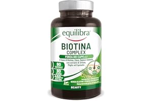 Equilibra Integratori Alimentari, Biotina Complex, Benessere di Capelli e Unghie, Integratore Altodosato a Base di Biotina, Zinco, Rame, Selenio, Estratti di Ortica, Miglio, Equiseto, 90 Capsule
