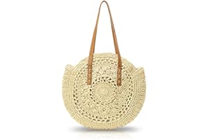 Pahajim Torebki dla kobiet, letnia torba plażowa, duża torba na ramię, słomkowa torba z frędzlami, torebki damskie na podróż, wakacje i zakupy.