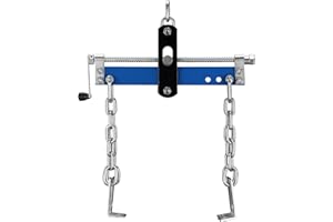 Wiltec Bilanciatore di carico Fino a 680 kg, Sollevatore per Motori per Gru da Officina, Solleva Motore a Catena, posizionatore, equilibratore di carico