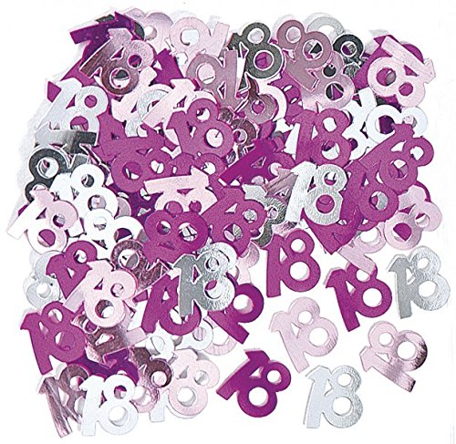 Dekorations Set zum 18. Geburtstag Party Set in Pink - 9