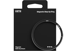 Urth 49-52mm Anillo Step-Up Magnético Adaptador de Filtro - Acople magnéticamente filtros 52mm a Lentes 49mm
