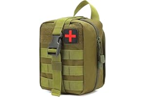 Angeer Medical Bag First Aid Bags Tactical MOLLE Pouch IFAK Package Universal EMT Emergency Multipurpose Waist Packbag