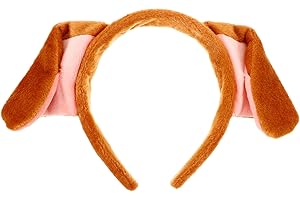 ‎VALICLUD VALICLUD Brown Dog Ears Headband Cartoon Puppy Ears Animal Hair Band Dog Ears Costume for Dog Party Decorations Christmas Costume