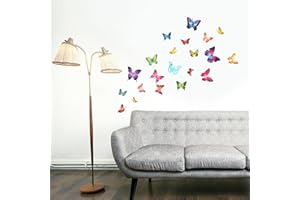 Kids Sticker Nursery Bedroom Wall Decor Characters Colorful Creatures Joyful Adventures Fun-Filled Stickers Walplus Wall Sticker Colourful Butterflies Kid Art Home Decoration Decals DIY