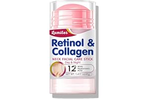 LUMITER Retinol & Collagen Stick for Face Neck Firming Cream, Moisture Glow Multi Balm Stick, Collagen Face Cream for Anti Wrinkles, Retinol Sticks, Neck Tightening Cream, Moisturizing, 40g