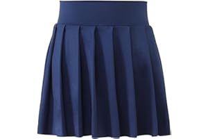 Bezioner Ragazze Gonna da Tennis, Gonna A Pieghe Sportiva con Tasche e Pantaloncini Interni,Gonna da Golf Uniforme Scolastica