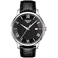 Tissot Tradition Men's Black Dial Leather Band Watch - T0636101605800, Analog Classic Display