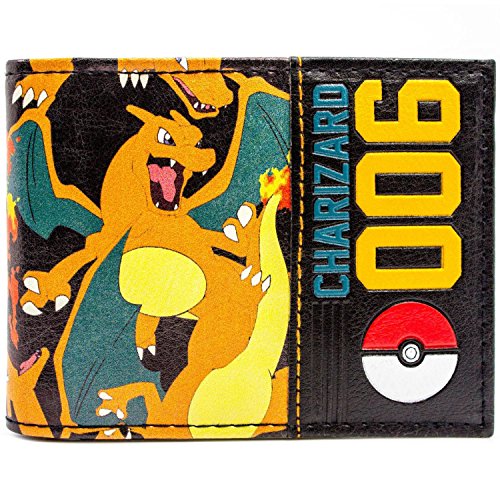 Preisvergleich Produktbild Pokemon Charizard 006 Pokeball Orange Portemonnaie Geldbörse