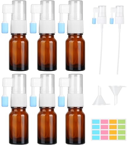 Lot De 20 Flacons Spray Nasal Vides 20ml Réutilisables Avec Entonnoir Et Pipettes – Parfait Pour Solutions Salines, Parfums Et Huiles Essentielles