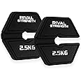 Rival Strength Micro Add-On Plates | Fractional Incremental Weight Plates for Barbell, Dumbbell, Kettlebell | 0.5KG 1KG 2.5KG