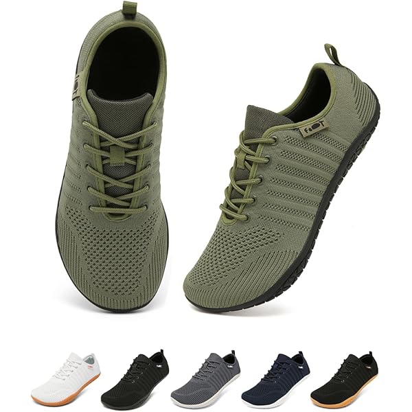 Geweo Barefoot Trainers Schoenen Minimalisme Heren Dames Nul Druppel Unisex Hardloopschoenen Wandelschoenen Ademend Lichtgewicht Niet-Slip Jogging Parkour Wandelen Wit EU