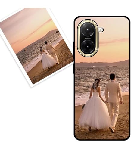WUACYEAMING Personalisierte Handyhülle Für REDMI A5 – Mit Eigenem Foto/Text, Stoßfest, Mitternachtsschwarz